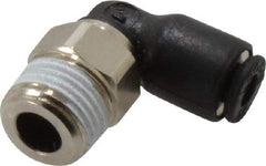 Legris - 1/8" Outside Diam, 1/8 BSPT, Nylon Push-to-Connect Tube Male Elbow - 290 Max psi, Tube to Male BSPT Connection, Buna Nitrile O-Ring - Eagle Tool & Supply