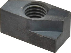 Gibraltar - 1/2-13 Blind Tapped Quarter Turn T Slot Nut - 5/8" Slot Width, 5/8 x 0.333" Base Width x Height, 1-1/4 x 5/8" OAL x Height - Eagle Tool & Supply