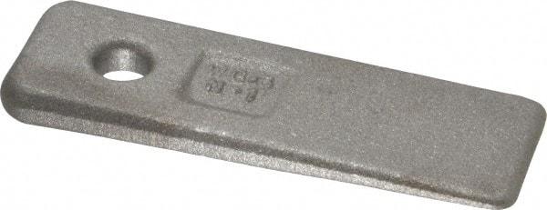 Gibraltar - 3" OAL, Carbon Steel Clamp Wedge - 1" Wide, 1/4" at Thick End, Class CA Grade - Eagle Tool & Supply