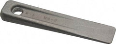 Gibraltar - 5" OAL, Carbon Steel Clamp Wedge - 1" Wide, 1/2" at Thick End, Class CA Grade - Eagle Tool & Supply