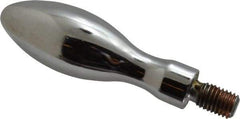 Gibraltar - M12x1.75 Threaded Stem, Fixed Handwheel & Machine Handle - Steel Bulb Shape Handle, Steel Stem - Eagle Tool & Supply
