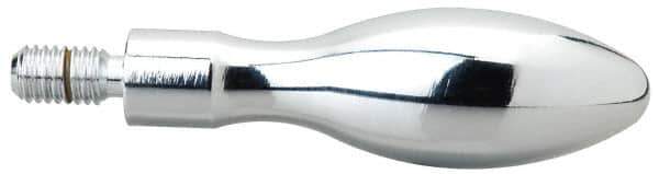 Gibraltar - M5x0.8 Threaded Stem, Fixed Handwheel & Machine Handle - Steel Bulb Shape Handle, Steel Stem - Eagle Tool & Supply