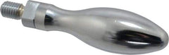 Gibraltar - M10x1.5 Threaded Stem, Revolving Handwheel & Machine Handle - Steel Bulb Shape Handle, Steel Stem - Eagle Tool & Supply