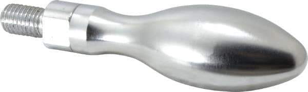 Gibraltar - M12x1.75 Threaded Stem, Revolving Handwheel & Machine Handle - Steel Bulb Shape Handle, Steel Stem - Eagle Tool & Supply