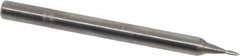 Magafor - 0.8mm Body Diam, 90°, 1-1/2" OAL, Solid Carbide Spotting Drill - Eagle Tool & Supply