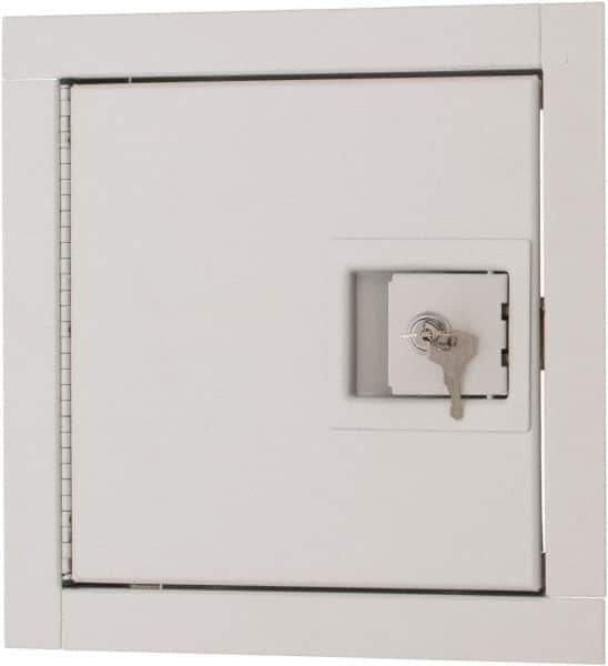 Karp - 10" Wide x 10" High, Steel Non Insulated Fire Rated Access Door - 8" Opening Width, 8" Opening Height - Eagle Tool & Supply