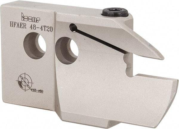 Iscar - 4mm Groove Width, 20mm Max Depth of Cut, Right Hand Cut, HFAE Indexable Grooving Blade - DGN/DGNC/DGNM-C, DGN/DGNM-J/JS/JT, DGN-UT/UA, GRIP, HFPR/L, HGPL Insert Style, Series Heliface - Eagle Tool & Supply
