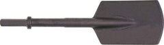 Ingersoll-Rand - 5-1/2" Head Width, 16" OAL, 0.7" Shank Diam, Spade Chisel - Hex Drive, Hex Shank, Steel - Eagle Tool & Supply