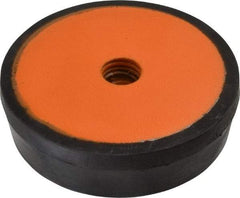 Mason Ind. - 1/2-13 Bolt Thread, 3" Wide Standard Deflection Stud Mount Leveling Pad & Mount - 500 Max Lb Capacity, 3" Base Diam - Eagle Tool & Supply