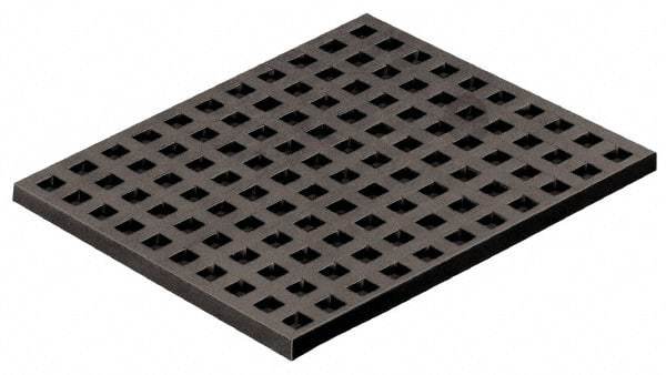 Mason Ind. - 18" Long x 18" Wide x 5/16" Thick, Nitrile, Machinery Leveling Pad & Mat - Brown - Eagle Tool & Supply