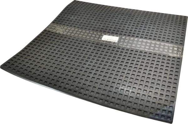 Mason Ind. - 18" Long x 18" Wide x 5/16" Thick, Nitrile, Machinery Leveling Pad & Mat - Blue - Eagle Tool & Supply