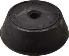 Mason Ind. - 3/8-16 Bolt Thread, 2-1/4" Wide Tapped Mount Leveling Pad & Mount - 400 Max Lb Capacity, 2-1/4" Base Diam - Eagle Tool & Supply