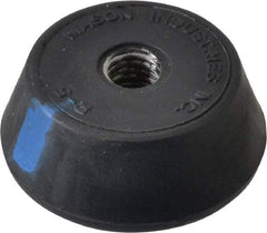 Mason Ind. - 1/2-13 Bolt Thread, 2-1/4" Wide Tapped Mount Leveling Pad & Mount - 600 Max Lb Capacity, 2-1/4" Base Diam - Eagle Tool & Supply