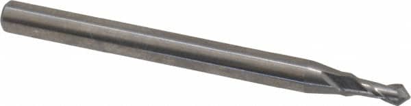 Magafor - 2mm Body Diam, 90°, 1-1/2" OAL, Solid Carbide Spotting Drill - Eagle Tool & Supply