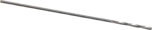 Magafor - 0.6198mm Solid Carbide 4 Flute Chucking Reamer - Spiral Flute, 0.0244" Straight Shank, 9/32" Flute Length, 1-5/16" OAL - Eagle Tool & Supply