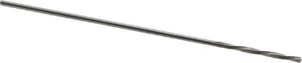 Magafor - 0.6401mm Solid Carbide 4 Flute Chucking Reamer - Spiral Flute, 0.0252" Straight Shank, 9/32" Flute Length, 1-5/16" OAL - Eagle Tool & Supply
