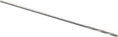 Magafor - #71 Solid Carbide 4 Flute Chucking Reamer - Spiral Flute, 0.026" Straight Shank, 9/32" Flute Length, 1-5/16" OAL - Eagle Tool & Supply