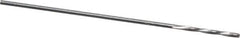 Magafor - 0.6807mm Solid Carbide 4 Flute Chucking Reamer - Spiral Flute, 0.0268" Straight Shank, 9/32" Flute Length, 1-5/16" OAL - Eagle Tool & Supply