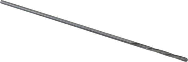 Magafor - 0.701mm Solid Carbide 4 Flute Chucking Reamer - Spiral Flute, 0.0276" Straight Shank, 9/32" Flute Length, 1-5/16" OAL - Eagle Tool & Supply