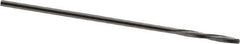 Magafor - 0.9296mm Solid Carbide 4 Flute Chucking Reamer - Spiral Flute, 0.0366" Straight Shank, 9/32" Flute Length, 1-5/16" OAL - Eagle Tool & Supply