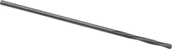 Magafor - 1.0998mm Solid Carbide 4 Flute Chucking Reamer - Spiral Flute, 0.0433" Straight Shank, 25/64" Flute Length, 1-9/16" OAL - Eagle Tool & Supply