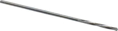 Magafor - 1.11mm Solid Carbide 4 Flute Chucking Reamer - Spiral Flute, 0.0437" Straight Shank, 25/64" Flute Length, 1-9/16" OAL - Eagle Tool & Supply