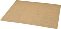 3M - 120 Grit, Aluminum Oxide Sanding Sheet - 11" Long x 9" Wide, Fine Grade, A Weighted Paper Backing - Eagle Tool & Supply
