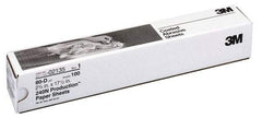 3M - 80 Grit, Aluminum Oxide Sanding Sheet - 17-1/2" Long x 2-3/4" Wide, Medium Grade, D Weighted Paper Backing - Eagle Tool & Supply