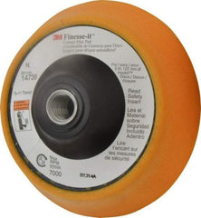 3M - 5" Diam Hook & Loop Disc Backing Pad - Soft Density, 7,000 RPM - Eagle Tool & Supply
