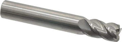 Accupro - 5/16", 4 Flute, Single End, Solid Carbide, 0.03" Corner Radius End Mill - 2" OAL, 40° Helix, Right Hand Flute, 1/2" LOC, Right Hand Cut - Eagle Tool & Supply