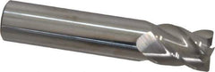 Accupro - 1/2", 4 Flute, Single End, Solid Carbide, 0.02" Corner Radius End Mill - 2-1/2" OAL, 40° Helix, Right Hand Flute, 5/8" LOC, Right Hand Cut - Eagle Tool & Supply