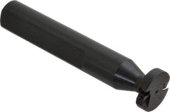 Cutting Tool Technologies - Shank Connection, 1/4" Cutting Width, 1/4" Depth of Cut, 1" Cutter Diam, 1 Tooth Indexable Slotting Cutter - 3/4" Shank Diam, DSSC Toolholder, 1215 Insert, Neutral Cutting Direction - Eagle Tool & Supply