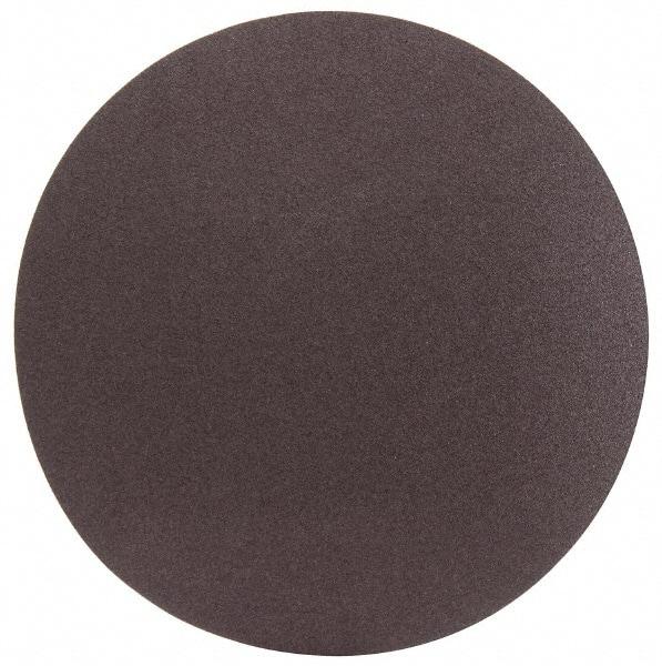 Norton - 24" Diam, 50 Grit Aluminum Oxide Adhesive PSA Disc - Coarse Grade, Brown, X Weighted Backing, Flexible - Eagle Tool & Supply