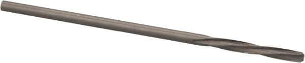 Magafor - 1.4402mm Solid Carbide 4 Flute Chucking Reamer - Spiral Flute, 0.0567" Straight Shank, 25/64" Flute Length, 1-9/16" OAL - Eagle Tool & Supply