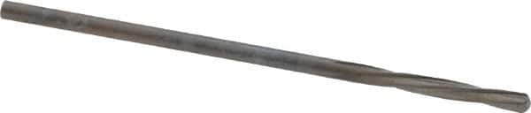 Magafor - 1.4605mm Solid Carbide 4 Flute Chucking Reamer - Spiral Flute, 0.0575" Straight Shank, 25/64" Flute Length, 1-9/16" OAL - Eagle Tool & Supply