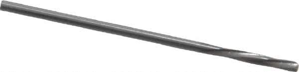Magafor - 1.491mm Solid Carbide 4 Flute Chucking Reamer - Spiral Flute, 0.0587" Straight Shank, 25/64" Flute Length, 1-9/16" OAL - Eagle Tool & Supply