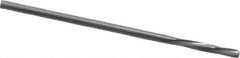 Magafor - 1.491mm Solid Carbide 4 Flute Chucking Reamer - Spiral Flute, 0.0587" Straight Shank, 25/64" Flute Length, 1-9/16" OAL - Eagle Tool & Supply