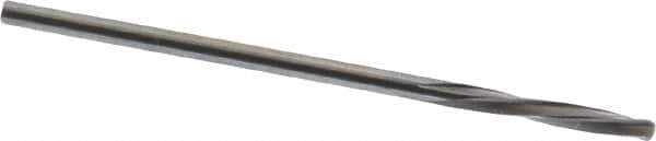 Magafor - 1.5189mm Solid Carbide 4 Flute Chucking Reamer - Spiral Flute, 0.0598" Straight Shank, 25/64" Flute Length, 1-9/16" OAL - Eagle Tool & Supply