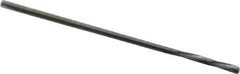 Magafor - 1.5596mm Solid Carbide 4 Flute Chucking Reamer - Spiral Flute, 0.0614" Straight Shank, 7/16" Flute Length, 1-31/32" OAL - Eagle Tool & Supply