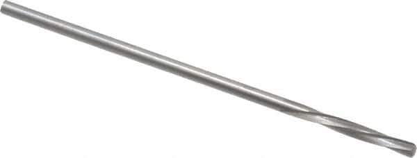 Magafor - 1.6688mm Solid Carbide 4 Flute Chucking Reamer - Spiral Flute, 0.0657" Straight Shank, 7/16" Flute Length, 1-31/32" OAL - Eagle Tool & Supply