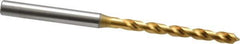 OSG - 11/64" 120° Vanadium High Speed Steel Jobber Drill - TiN Finish, Right Hand Cut, Spiral Flute, Straight Shank, 91mm OAL, Standard Point - Eagle Tool & Supply