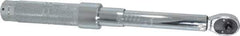 Proto - 1/4" Drive Micrometer Type Ratchet Head Torque Wrench - 40 In/Lb to 200 In/Lb Torque, 11-7/8" OAL, 0.11 N/m Graduation, Ratchet Head - Eagle Tool & Supply