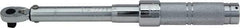 Proto - 3/8" Drive Micrometer Type Ratchet Head Torque Wrench - 200 In/Lb to 119 N/m Torque, 15-1/2" OAL, 5 In/Lb Graduation, Ratchet Head - Eagle Tool & Supply