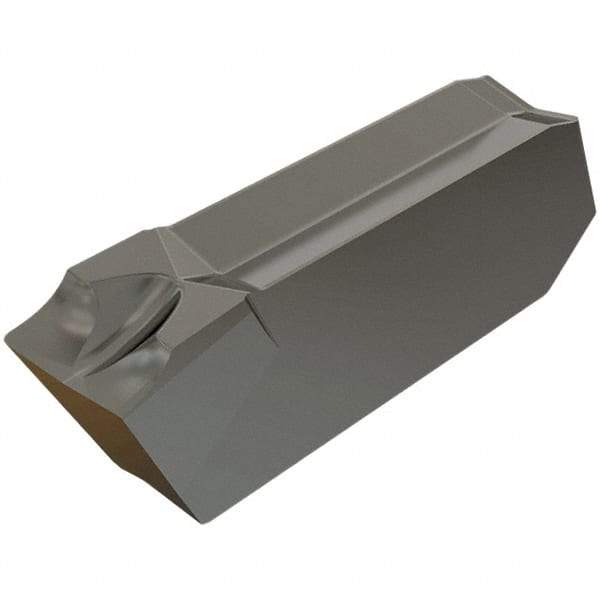 Iscar - 22J8GIM Grade IC328, 2.2mm Cutting Width Carbide Grooving Insert - Left Hand, 0.17mm Corner Radius, TiCN Finish - Eagle Tool & Supply