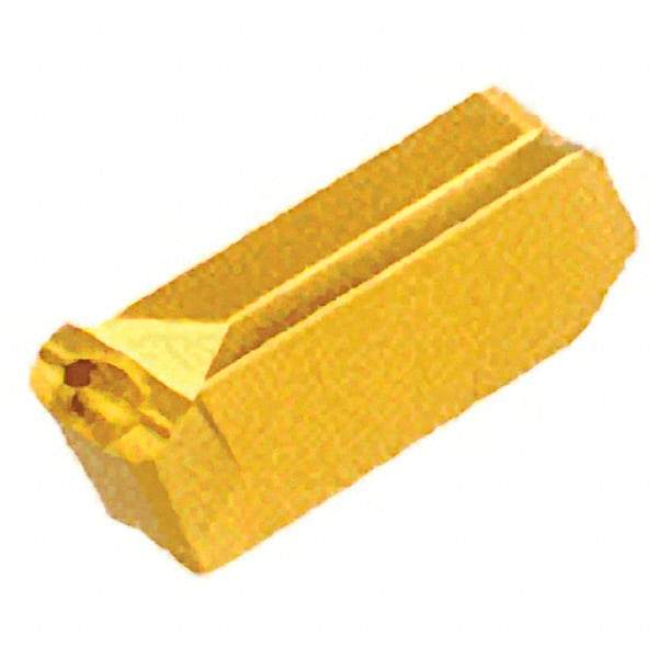 Iscar - 3UT15GIM Grade IC328, 3.12mm Cutting Width Carbide Grooving Insert - Right Hand, 0.25mm Corner Radius, TiCN Finish - Eagle Tool & Supply