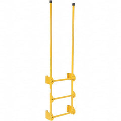 Vestil - 77-1/2" High 300 Lb Capacity 3 Step Fixed Ladder - Eagle Tool & Supply