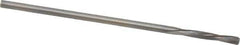 Magafor - 1.7094mm Solid Carbide 4 Flute Chucking Reamer - Spiral Flute, 0.0673" Straight Shank, 7/16" Flute Length, 1-31/32" OAL - Eagle Tool & Supply