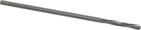 Magafor - 1.7399mm Solid Carbide 4 Flute Chucking Reamer - Spiral Flute, 0.0685" Straight Shank, 7/16" Flute Length, 1-31/32" OAL - Eagle Tool & Supply