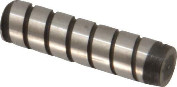 Holo-Krome - 5/16" Diam x 1-1/4" Pin Length 4000 Alloy Steel Pull Out Dowel Pin - Black Luster Finish, C 47-58 & C 60 (Surface) Hardness, 1 Beveled & 1 Threaded End - Eagle Tool & Supply