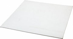 Made in USA - 12" Long, 12" Wide, 1/8" Thick, Silicone Rubber Foam Sheet - 35 to 45 Durometer, White, -20 to 500°F, 640 psi Tensile Strength, Plain Backing, Stock Length - Eagle Tool & Supply